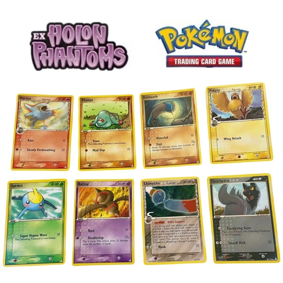 2006 Pokémon Ex Holon Phantoms Pokemon Cards 8 Retro Vintage Cards - Picture 1 of 6